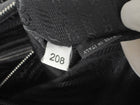 Prada Black Saffiano Leather Triangle Logo Briefcase