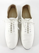 Giorgio Armani Glove Soft Leather Laced Oxford White - 39.5