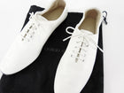 Giorgio Armani Glove Soft Leather Laced Oxford White - 39.5