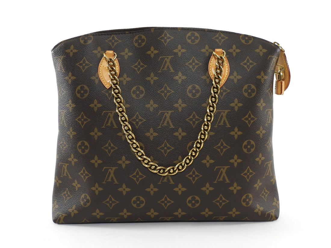 Louis Vuitton AW 2013/14 Monogram Coated Canvas Chain LockIt MM Tote Bag