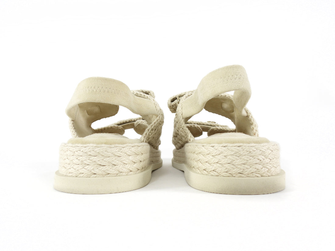 Chanel 2025 Beige Crochet Dad Sandal - 39