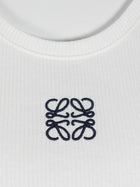 Loewe White Rib Anagram Logo Tank Top - S