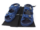 Chanel Blue Denim CC Dad Sandal - 39