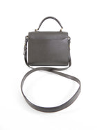 Saint Laurent Mini Cassandra Slate Grey Leather Top Handle Bag