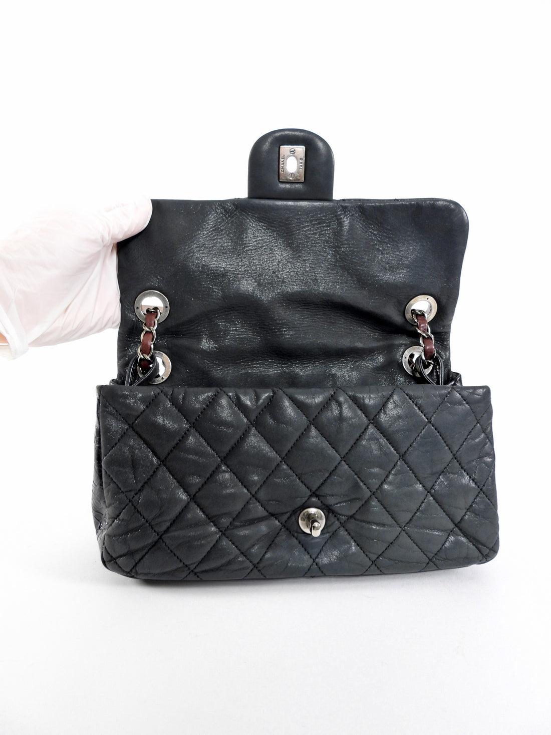 Chanel Black Iridescent In The Mix Flap Bag RHW