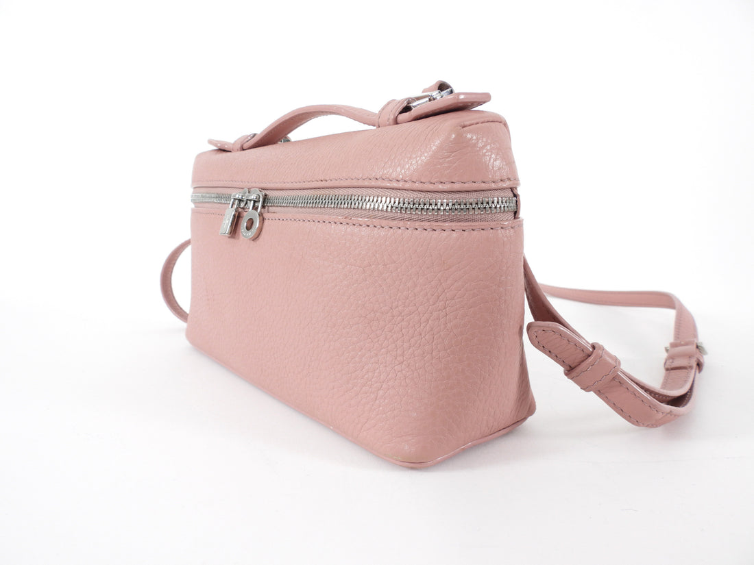 Loro Piana Extra Pocket L19 Pouch Leather Bag Pink