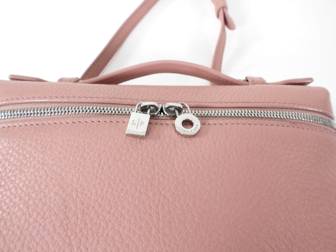 Loro Piana Extra Pocket L19 Pouch Leather Bag Pink