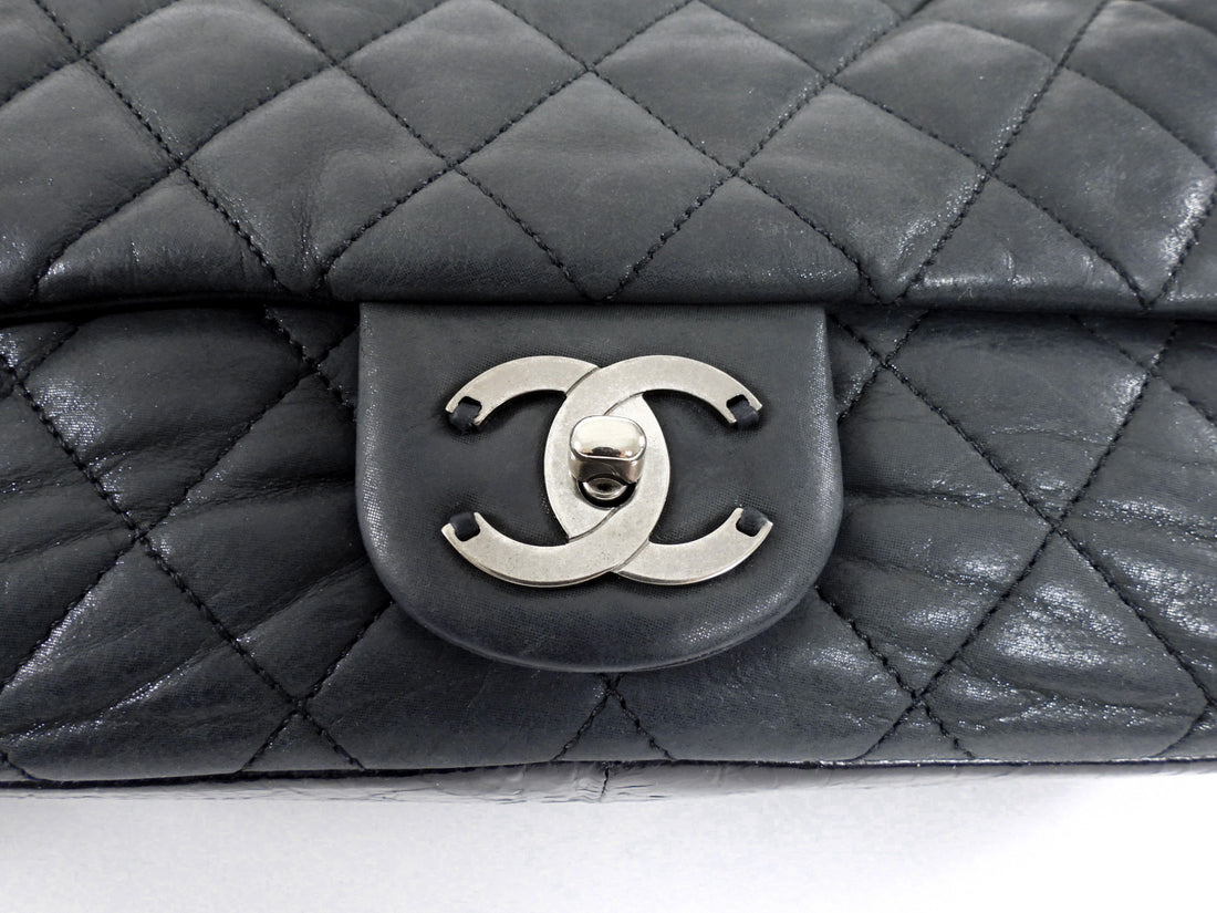Chanel Black Iridescent In The Mix Flap Bag RHW