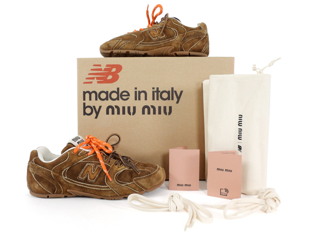 New Balance x Miu Miu 530 SL sneakers Cinnamon - 37