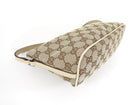 Gucci Beige Monogram Canvas Small Boat Bag