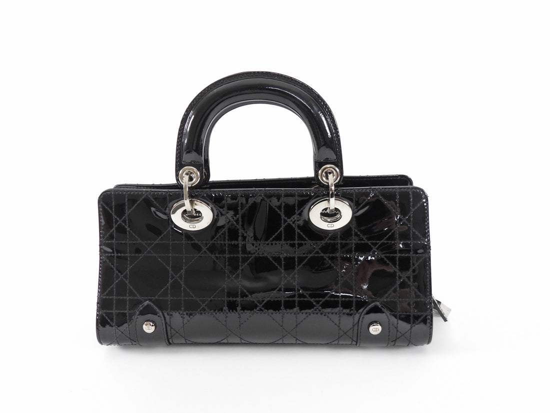 Christian Dior Vintage 2005 D-Joy Lady Dior Patent Mini Bag