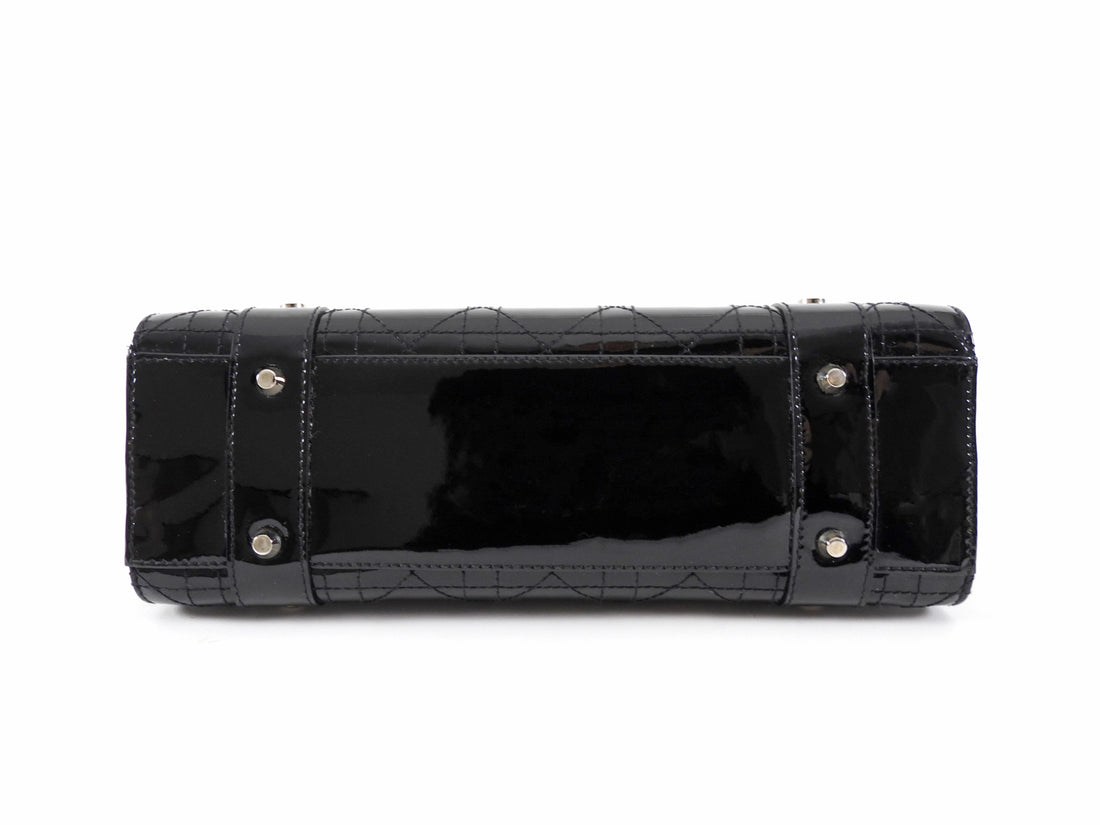 Christian Dior Vintage 2005 D-Joy Lady Dior Patent Mini Bag