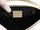Gucci Beige Monogram Canvas Small Boat Bag
