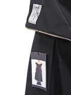 Preen by Thornton Bregazzi Black Stretch Satin Brooke Halter Dress - S