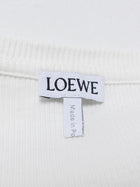 Loewe White Rib Anagram Logo Tank Top - S