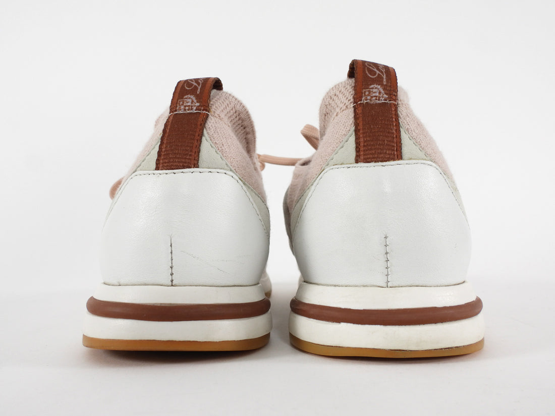 Loro Piana 360 LP Lady Flexy Walk Knit Sneakers Pink Sand - 37