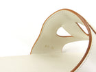 Dior D-Club Leather Slide Sandals Ivory - 36
