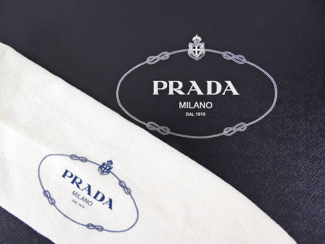 Prada Black Nappa Leather Drawstring Tall Heeled Boots - 36.5