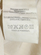 Vanessa Bruno Sand Beige Double Breasted Raw Hem Trench Coat - 38