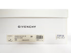 Givenchy Black Patent Croc Embossed Chain Detail Ankle Boots - 38 / 7.5