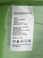 Zimmerman Sage Green Sunray Pleated Dress - 3 / L / US 8-10