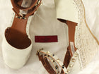 Valentino Rockstud Ankle Wrap Espadrille Wedge Ivory - 35