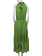 Zimmerman Sage Green Sunray Pleated Dress - 3 / L / US 8-10