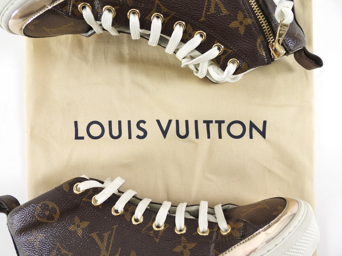 Louis Vuitton Monogram Canvas Stellar High Top Sneakers - 36