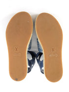 Louis Vuitton Denim Monogram Starboard Espadrille Flat Sandals - 36