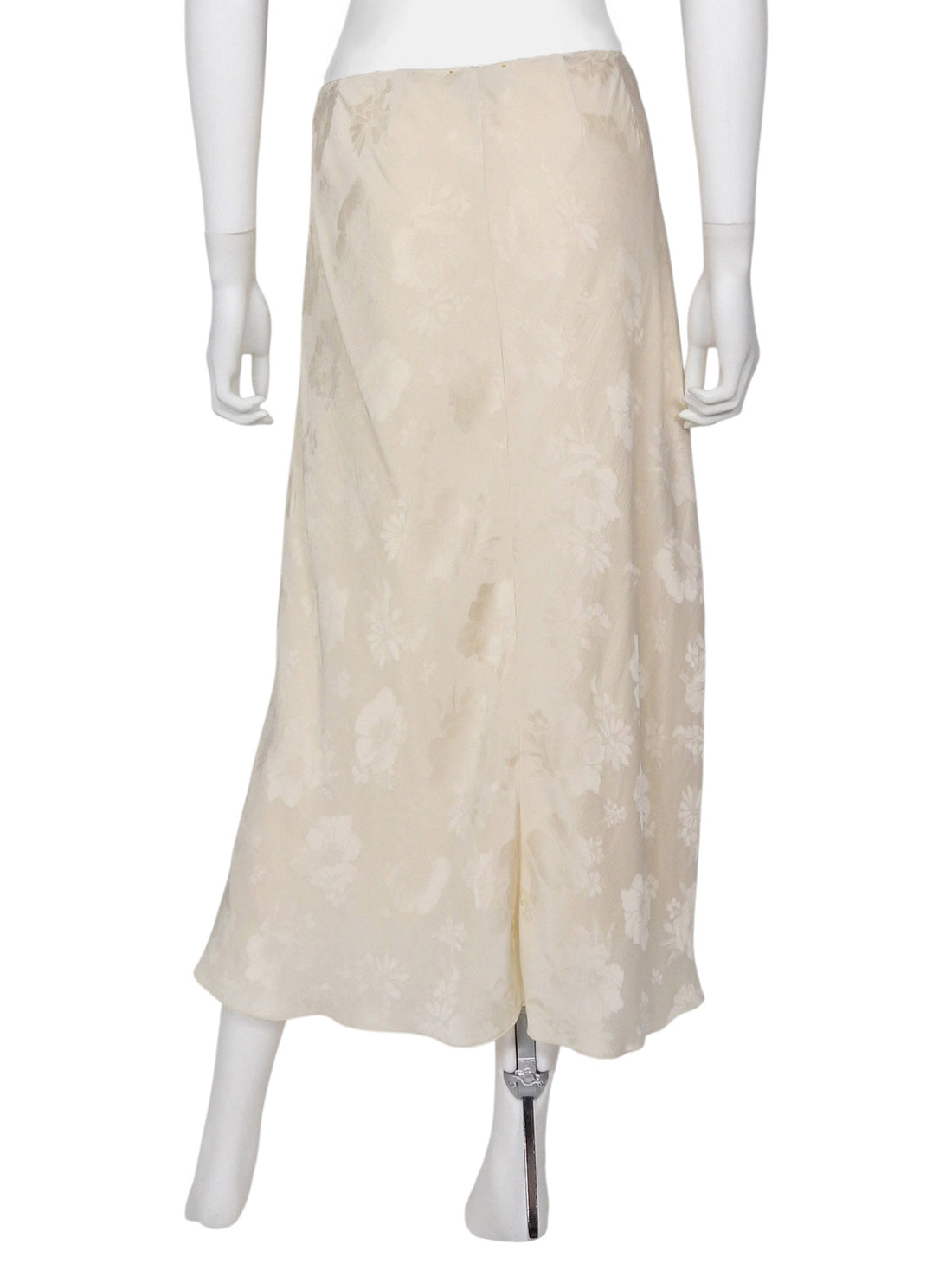 Forte Forte Ivory Floral Bouquet Jacquard Bias Skirt - S