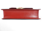 Gucci Medium Torchon GG Ring Red Leather Shoulder Bag