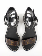 Louis Vuitton Nomad Monogram Canvas Grommet Sandals - 37