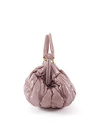 Miu Miu Metelasse Quilted Rose Quartz Pink Leather Frame Bag