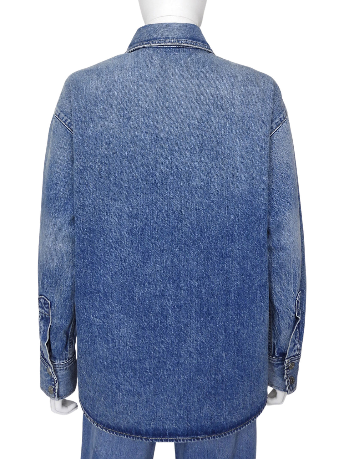Slvrlake Blue Overland Denim Snap Shirt - S