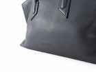 The Attico Medium La Passeggiata Slate Grey Leather Tote Bag