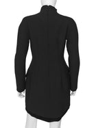 SportMax Black Tefrite Mock Neck Mini Dress - IT 44 / M