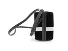 Alexander McQueen Black Velvet Caged Box Bag