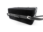 Alexander McQueen Black Velvet Caged Box Bag