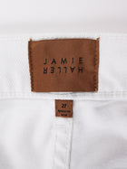 Jamie Haller White High Straight Denim Jeans - 27