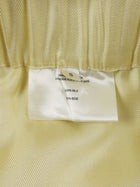 Aflalo Yellow Silk Wide Cropped Maroc PJ Pants - S
