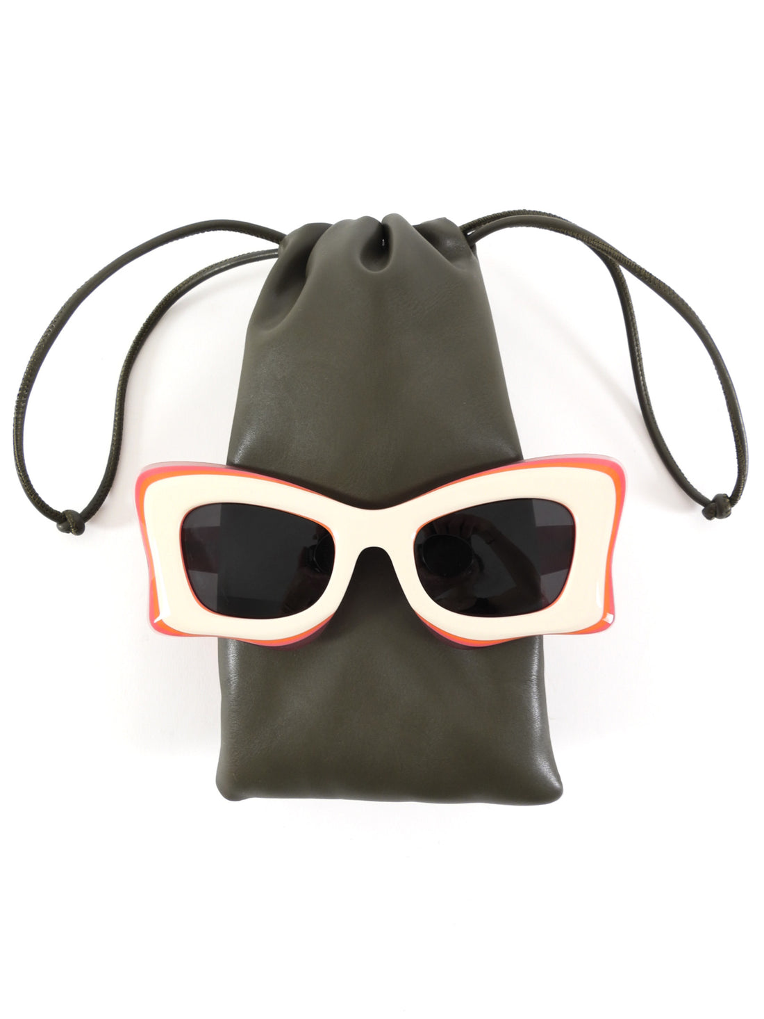 Loewe x Paula's Ibiza Pink Ivory Butterfly Sunglasses