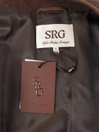 SRG Sofia Ritchie Grainge Brown Danica Suede Crop Jacket - M