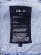 Khaite Blue Rizzo Denim Crop Jacket - L