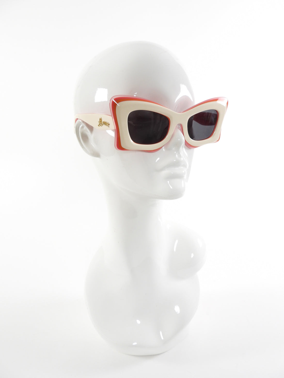Loewe x Paula's Ibiza Pink Ivory Butterfly Sunglasses