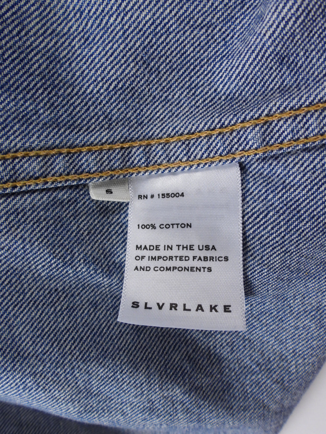 Slvrlake Blue Overland Denim Snap Shirt - S