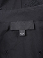 Nili Lotan Black Broderie Eyelet Lace Shirt Dress - S