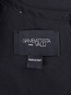 Giambattista Valli Black White Cotton Lace Trim Flutter Sleeve Long Dress - IT 44 / US 8
