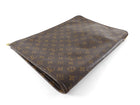 Louis Vuitton Vintage 1988 Brown Monogram Poche Documents Portfolio Bag