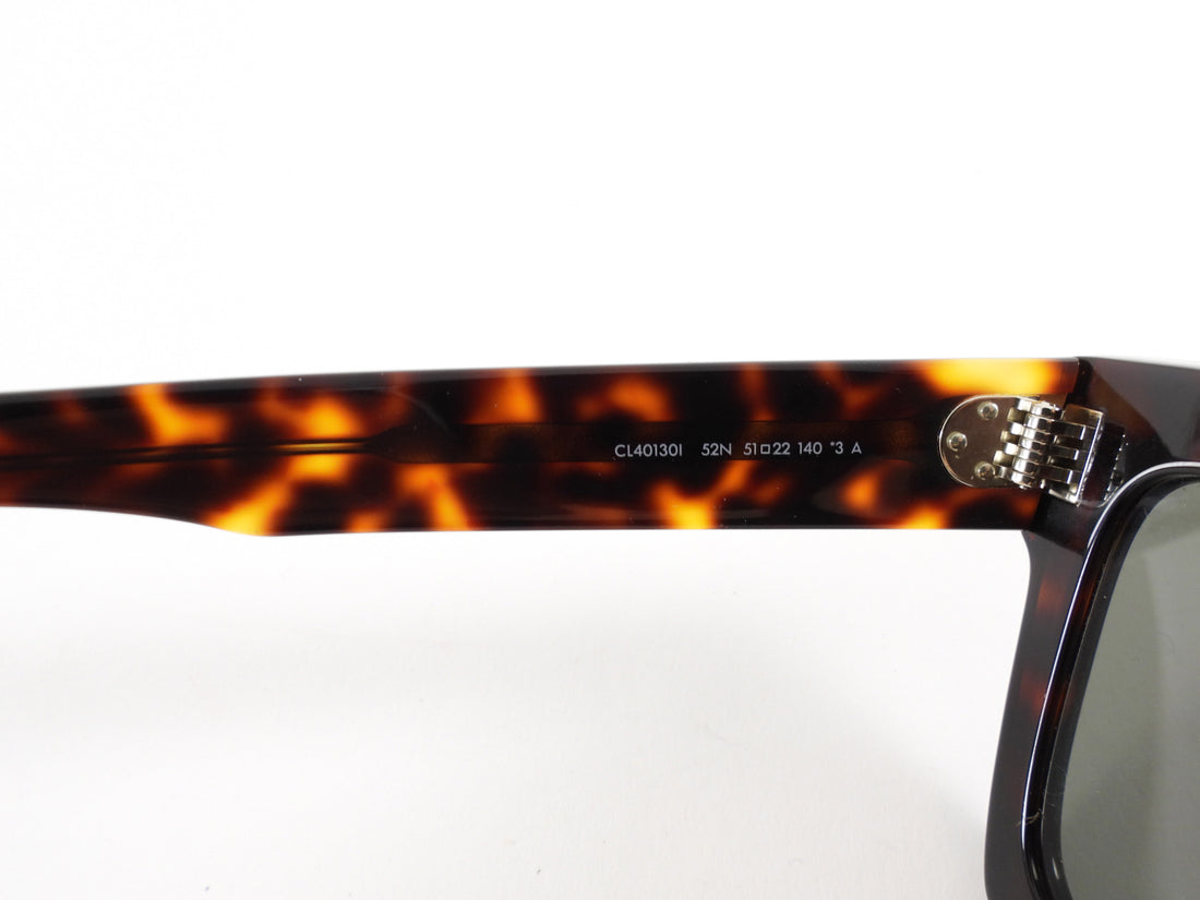 Celine CL40130 Dark Brown Tortoise Square Sunglasses