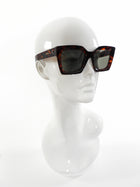 Celine CL40130 Dark Brown Tortoise Square Sunglasses